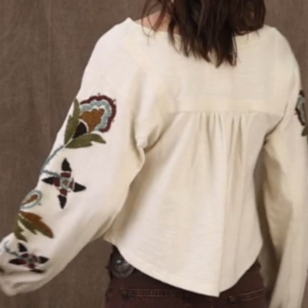 Double D Ranch heavily embroidered beaded Rimfire Top NWT - Picture 7 of 16